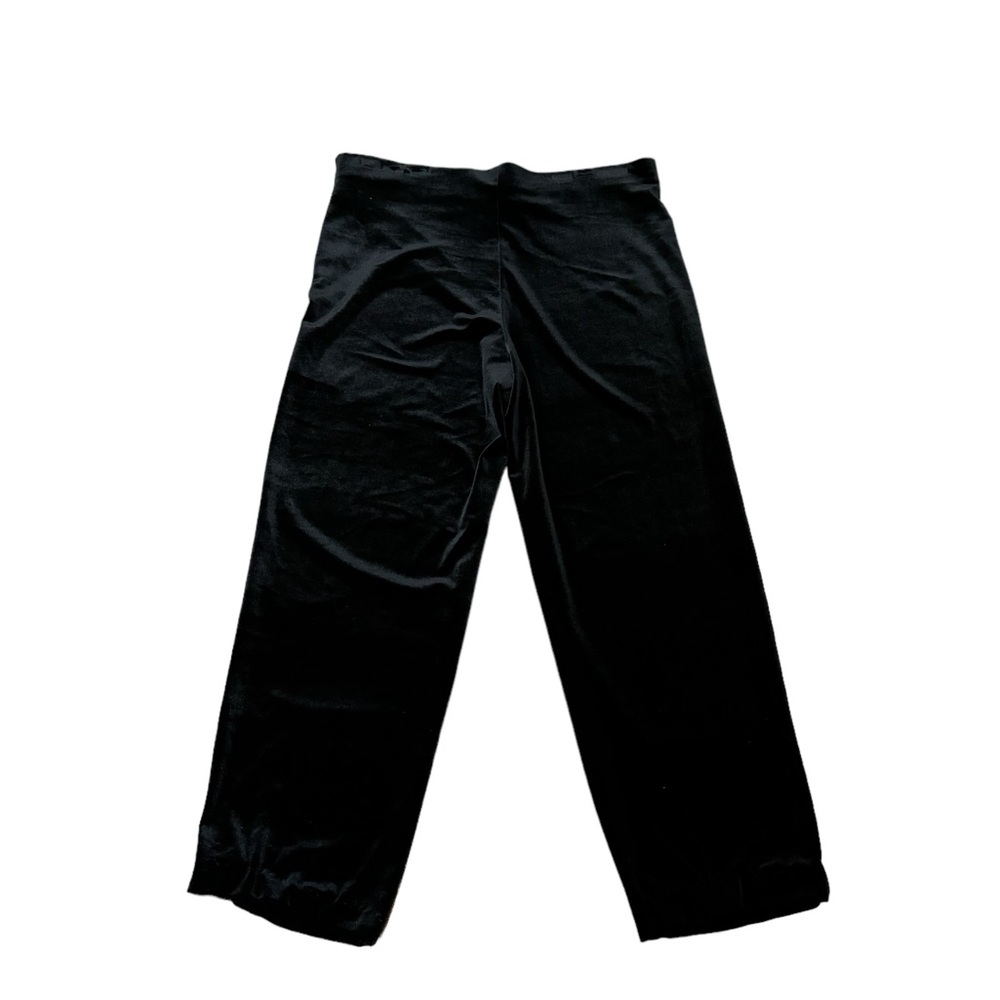 Krazy Larry Black Velvet Trousers. Size 10. EUC